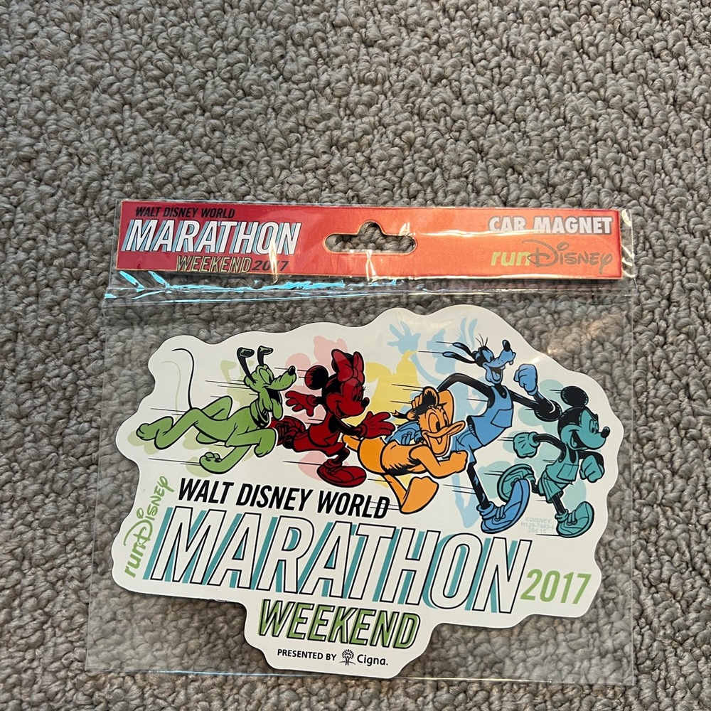 Disney Marathon Weekend Car Magnet